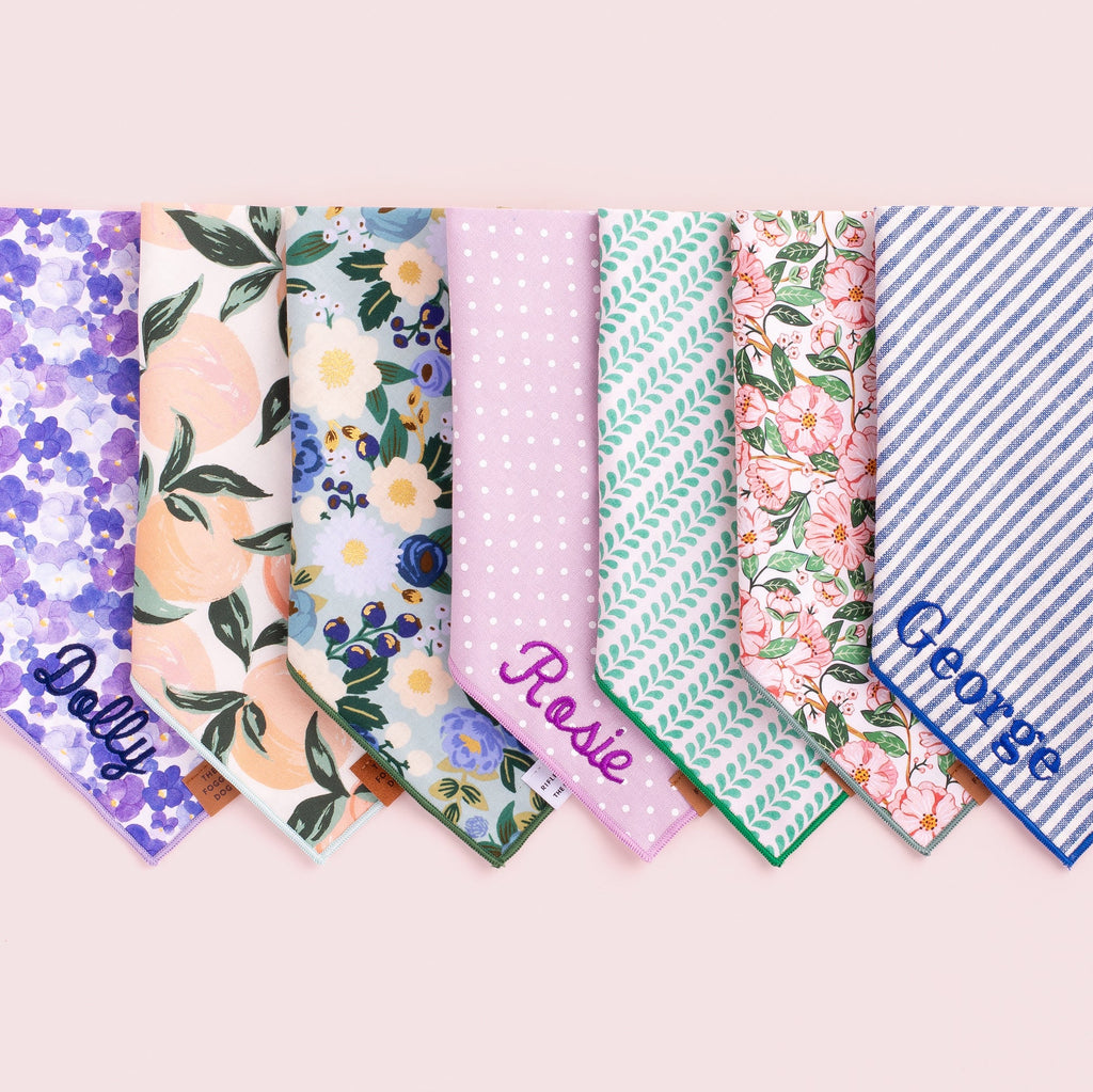 Peaches and Cream Dog Bandana