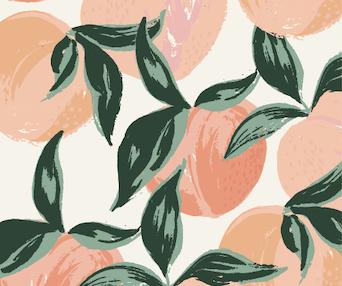 Peaches and Cream Dog Bandana